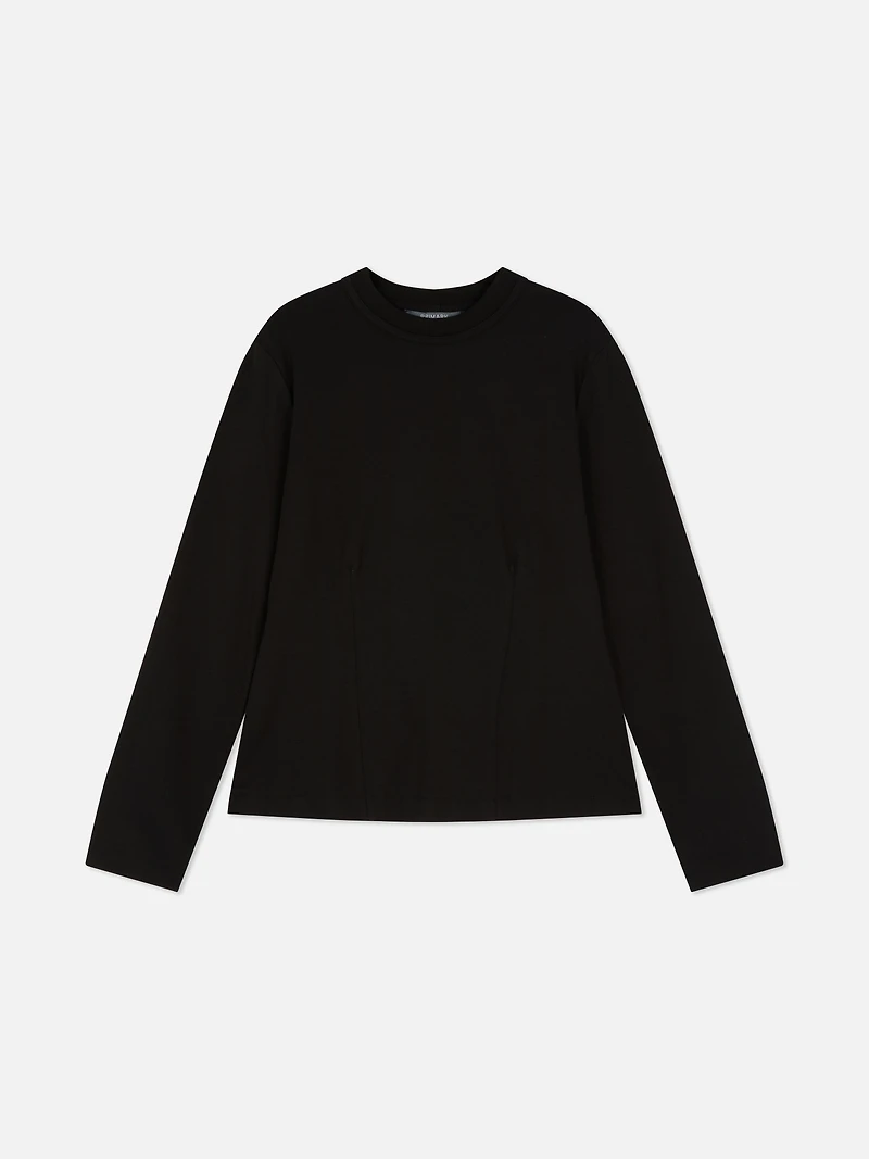 Cinched Long-Sleeve Tee