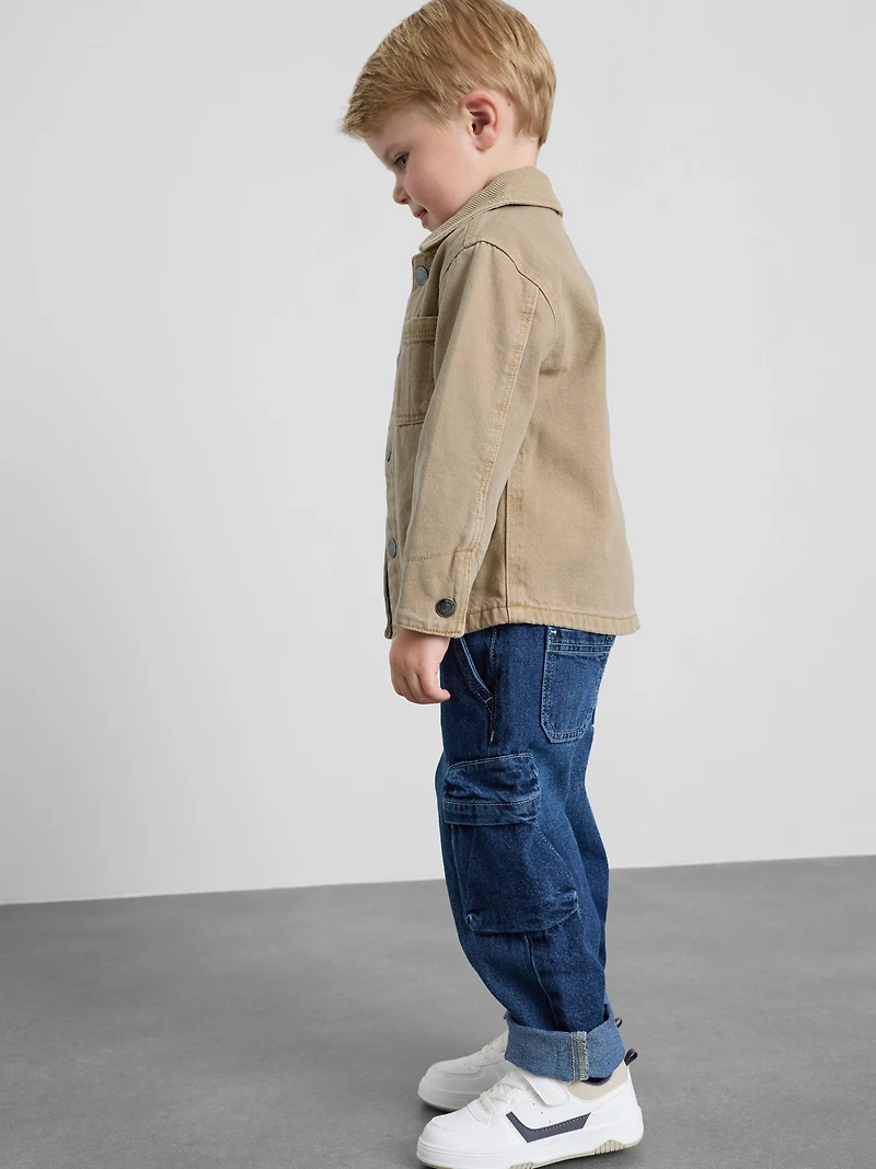 1.5-8yrs | Twill Shacket