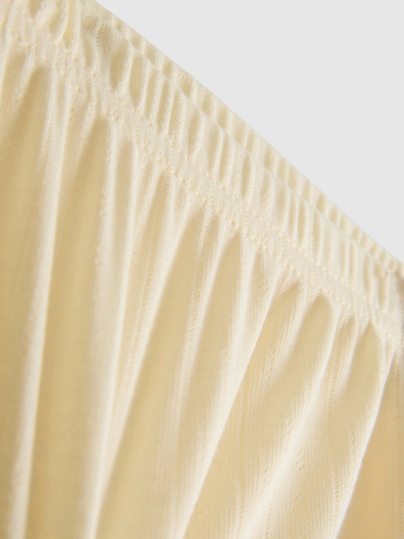 Pointelle Pajama Shorts
