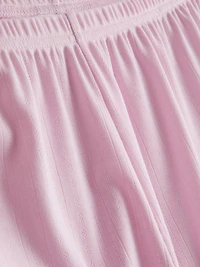 Pointelle Pajama Shorts
