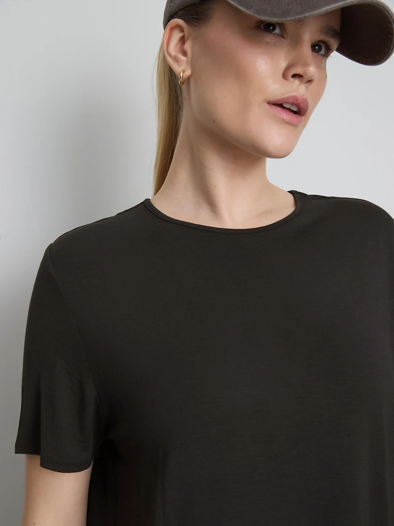 Curved Hem Active Tee