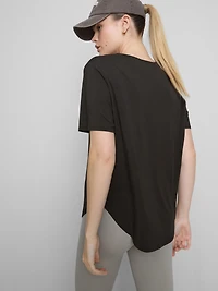 Curved Hem Active Tee