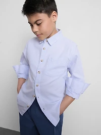7-15yrs | Stripe Oxford Shirt