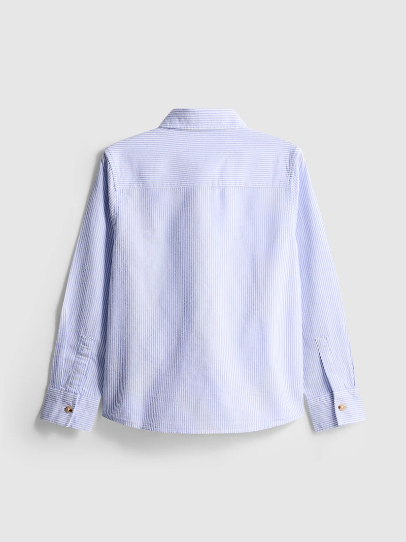 7-15yrs | Stripe Oxford Shirt