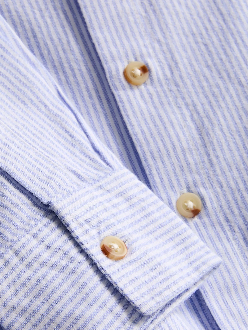 7-15yrs | Stripe Oxford Shirt