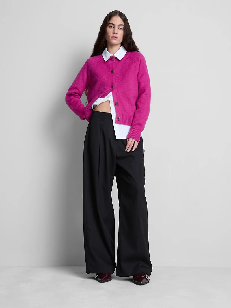 Mid-Rise Wide-Leg Pants