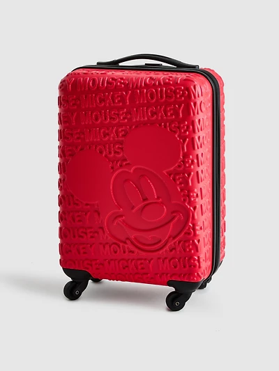 Disney's Mickey Mouse Embossed Hard-Shell Suitcase