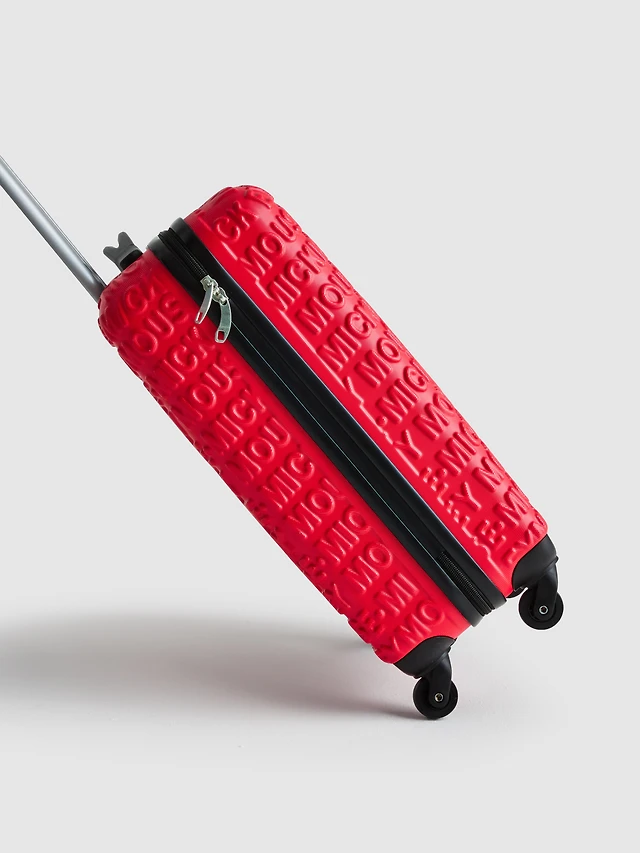 Disney's Mickey Mouse Embossed Hard-Shell Suitcase