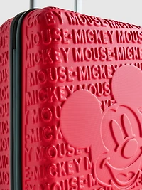Disney's Mickey Mouse Embossed Hard-Shell Suitcase