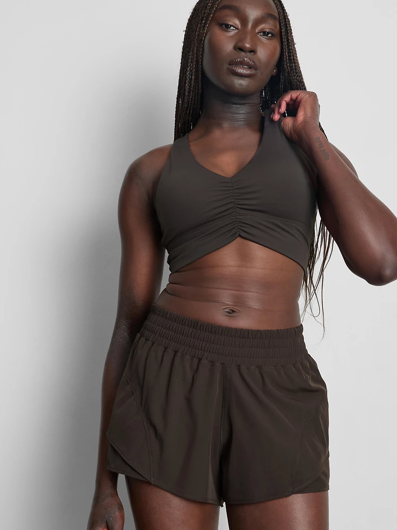 Buttery Soft Active Ruched Crop Top