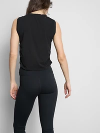 Rita Ora Active Ruched-Seam Tank Top