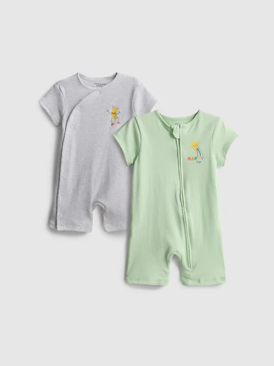 0-24mths | 2pk Rompers