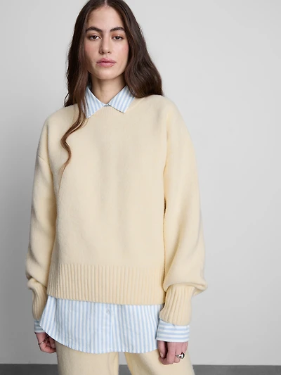 Knitted Crewneck Sweatshirt