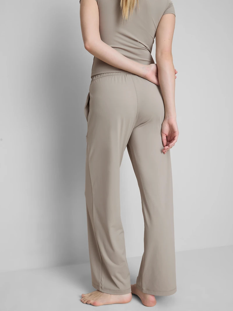 Wide-Leg Athleisure Pants