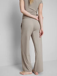 Wide-Leg Athleisure Pants