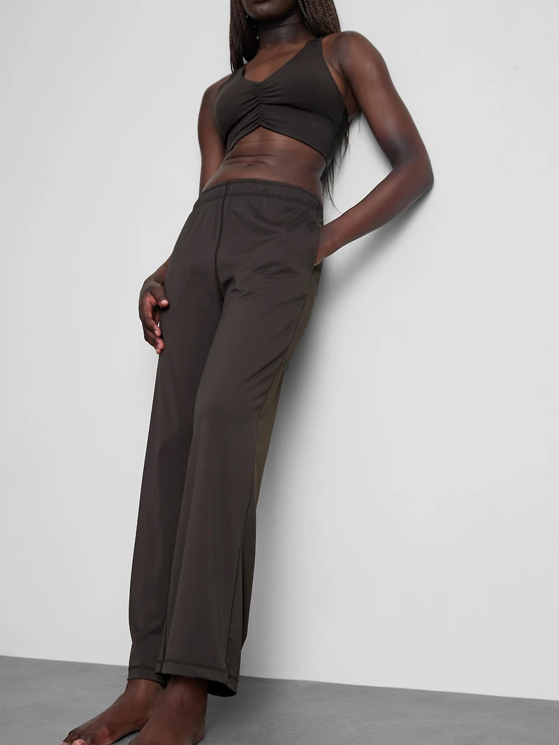 Wide-Leg Athleisure Pants