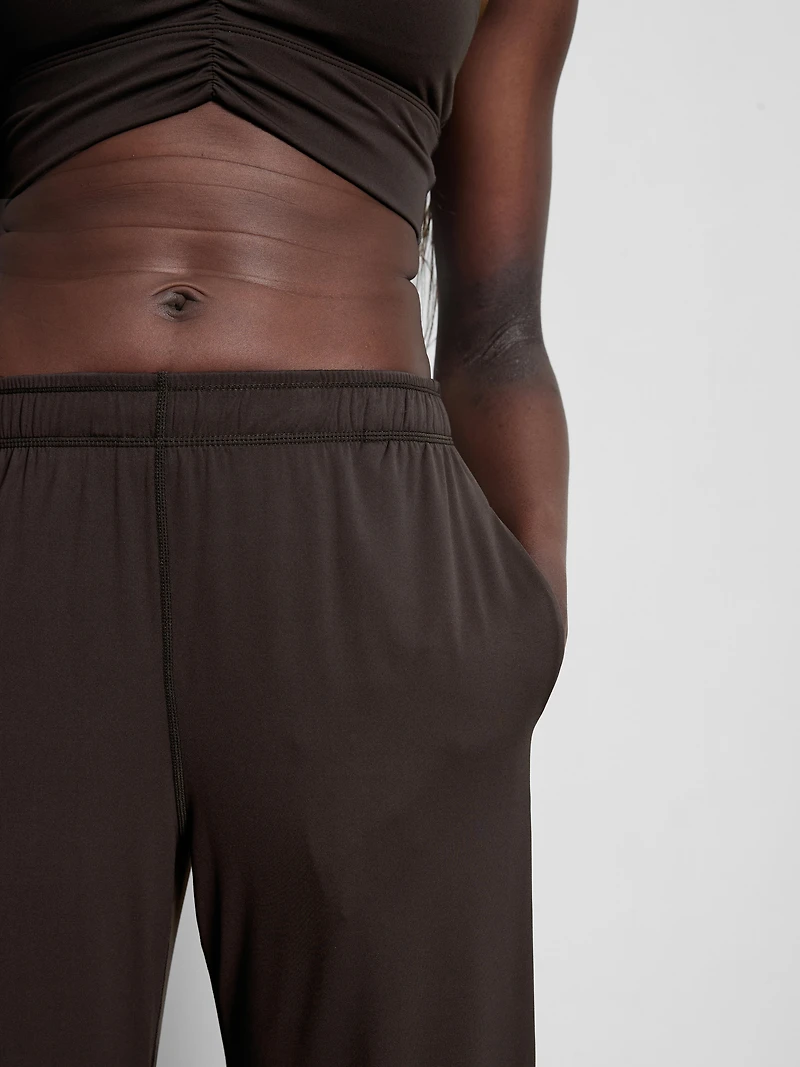 Wide-Leg Athleisure Pants