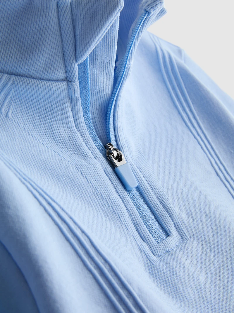 3-8yrs | Seamless Active High-Neck Sweatshirt and Leggings Set