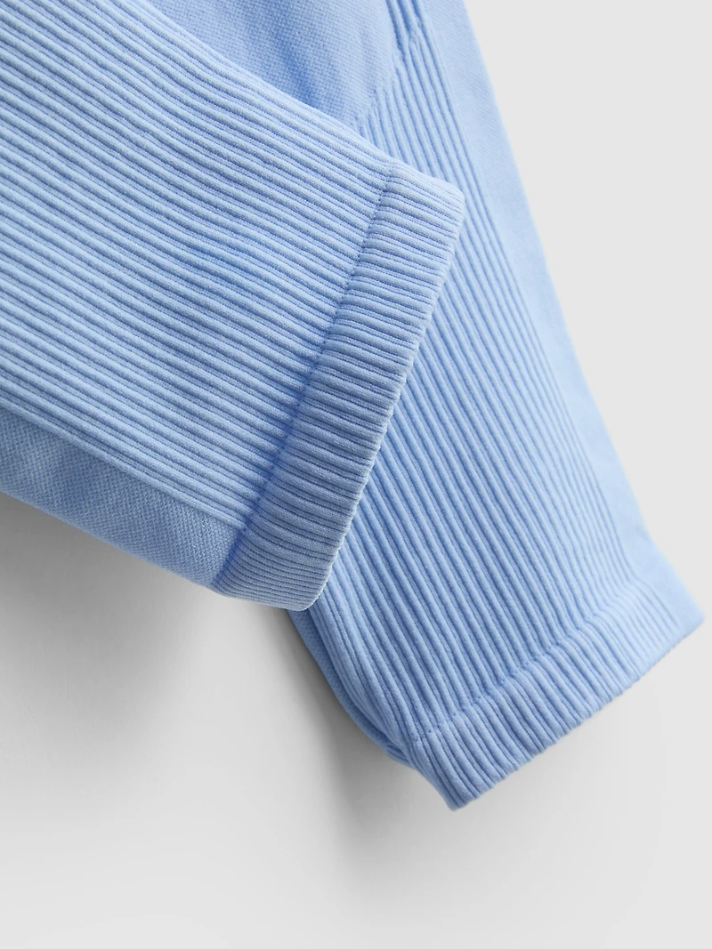 3-8yrs | Seamless Active High-Neck Sweatshirt and Leggings Set