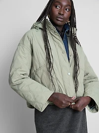 Quilted Hooded Jacket