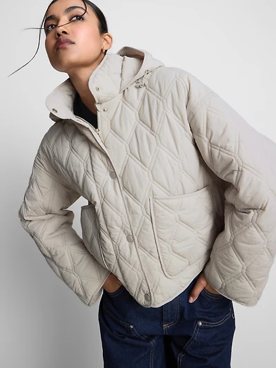 Quilted Hooded Jacket