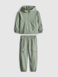 1.5-8yrs | Zip-Up Hoodie and Cargo Joggers Sports Set