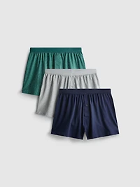 3pk Loose-Fit Boxer Shorts