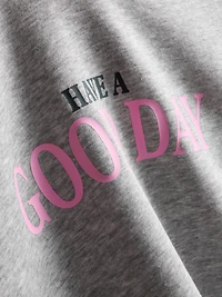 Cotton-Blend Graphic Hoodie