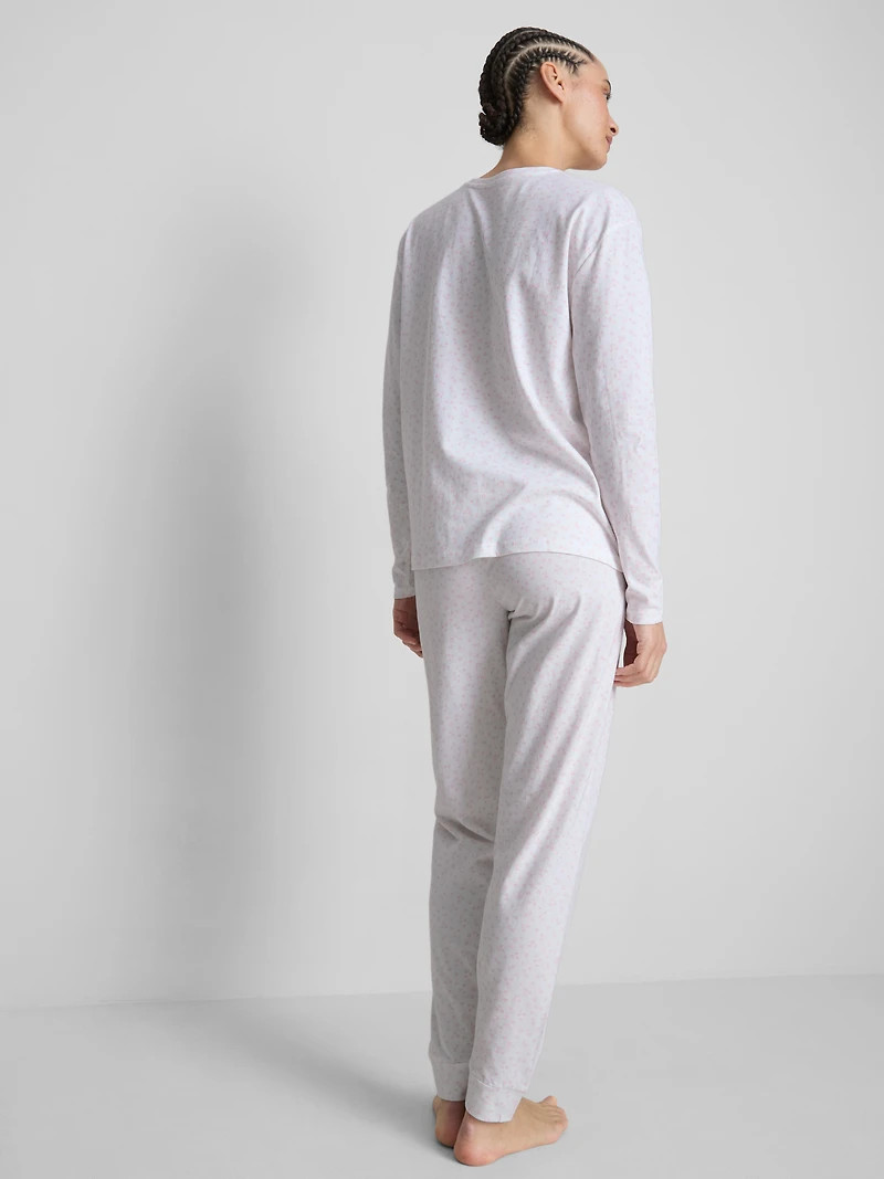 Cotton Polka Dot Printed Pajamas