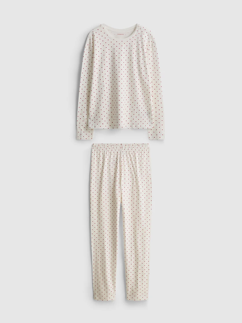Cotton Polka Dot Printed Pajamas