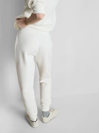 Cotton Blend Printed Skinny Joggers