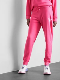 Cotton Blend Printed Skinny Joggers