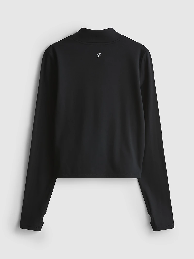 7-15yrs | Buttery Soft Active Zip-Up High-Neck Sweatshirt