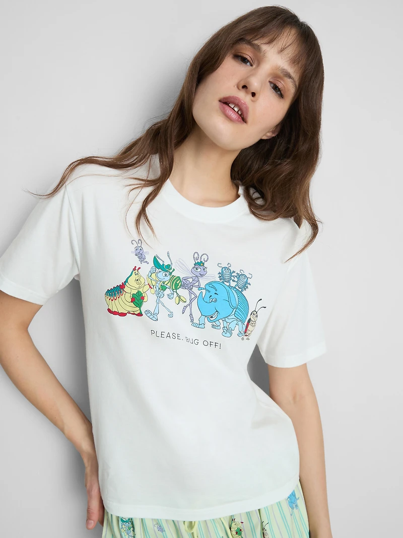 Disney Pixar’s A Bug’s Life Cotton Boxy Graphic Pajama Top