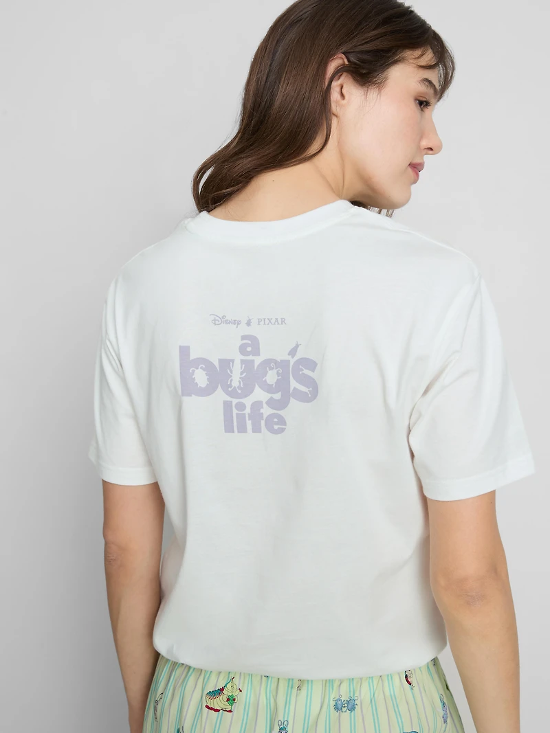 Disney Pixar’s A Bug’s Life Cotton Boxy Graphic Pajama Top