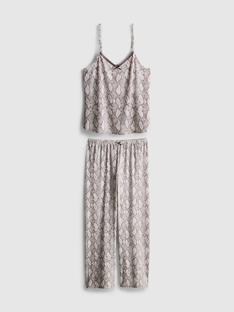 Leopard Lace Cami Pajamas