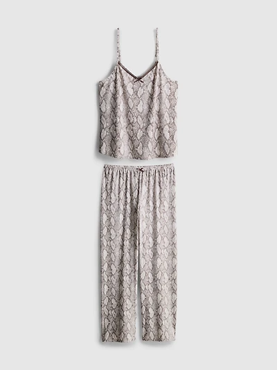 Leopard Lace Cami Pajamas