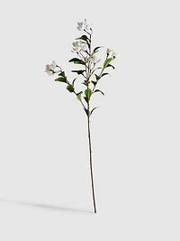 Single Stem Faux Orange Blossom Display