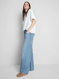 The Edit Straight-Leg Cotton Denim Jeans