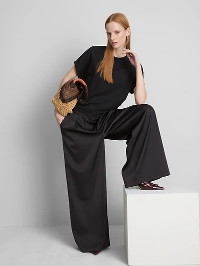 The Edit Seam-Detail Tee