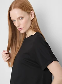 The Edit Seam-Detail Tee