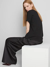 The Edit Seam-Detail Tee