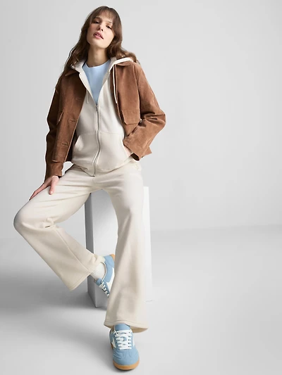 Cotton-Blend Straight-Leg Joggers