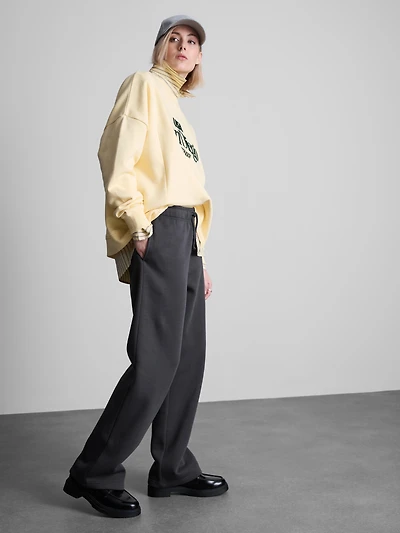 Cotton-Blend Straight-Leg Joggers