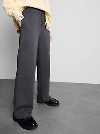 Cotton-Blend Straight-Leg Joggers