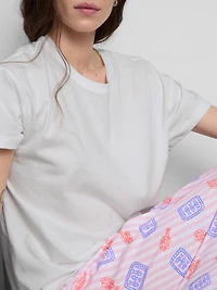 Printed Cotton Pajama Set