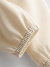 Cotton Blend Printed Cuffed Joggers