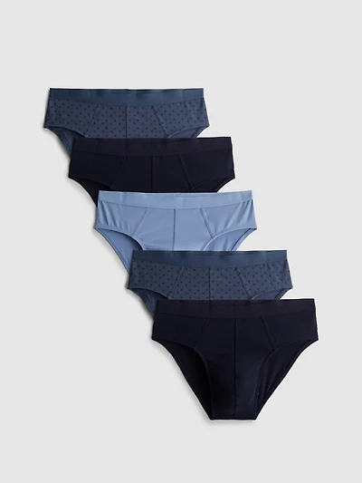 5pk Patterned Briefs