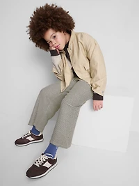 7-15yrs | Stripe Wide-Leg Pants