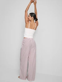 Cotton Stripe Pajama Bottoms